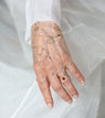 Bague Harmonie en or Fairmined avec grenat Anthill et diamants de laboratoire